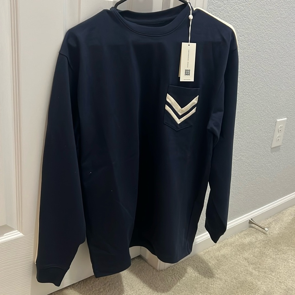 Tory Burch chevron long-sleeve top